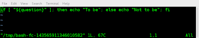 text editor window